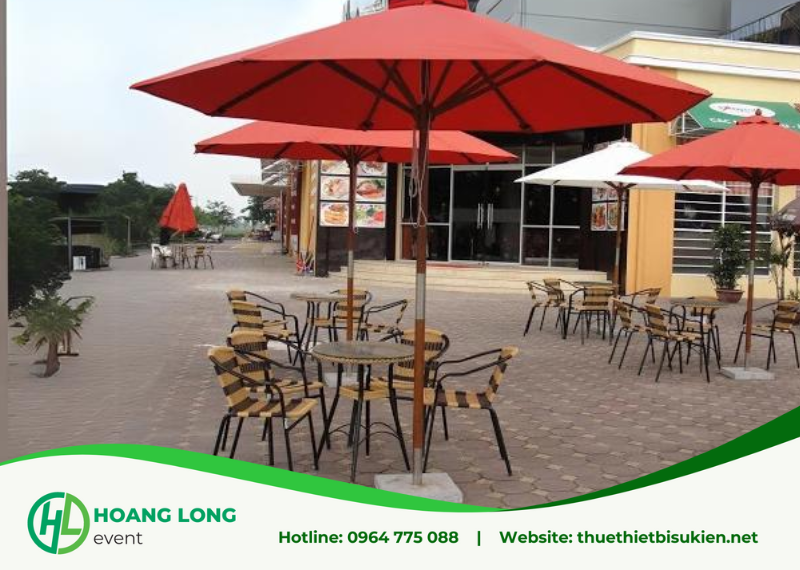 giá cho thuê dù lệch tâm